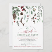 Virtuele kerstfeestdag kaart (Voorkant)