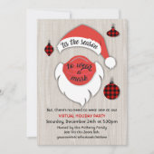 Virtuele kerstfeestdag — kerstfeestdag kaart (Voorkant)