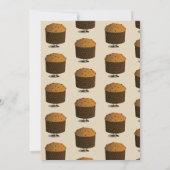 Virtuele kerstfeestdag voor Panettone-karakter Kaart (Achterkant)