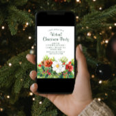 Virtuele kerstwinterfeestdag online kaart