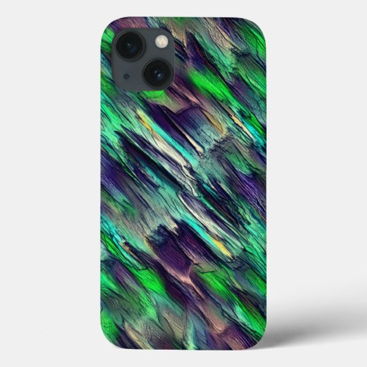 Virtuele kleurige stalactiek of lagen vernietigd Case-Mate iPhone case (Achterkant)