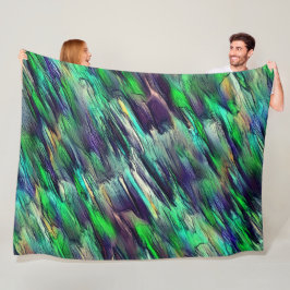 Virtuele kleurige stalactiek of lagen vernietigd fleece deken