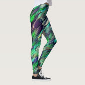Virtuele kleurige stalactiek of lagen vernietigd leggings (Rechts)
