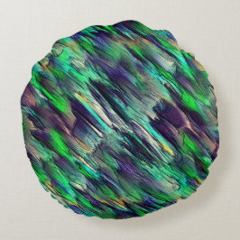 Virtuele kleurige stalactiek of lagen vernietigd rond kussen