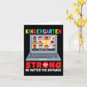 Virtuele Kleuterschool Leuk 100 Dagen van School T Kaart (Gele Bloem)