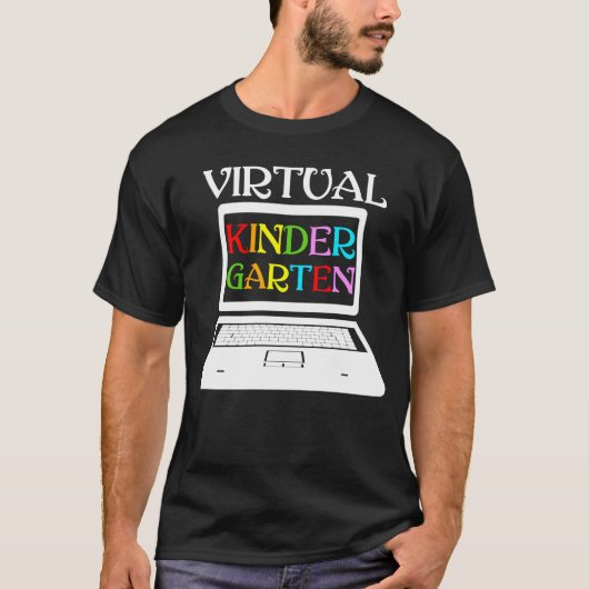 virtuele kleuterschool t-shirt (Voorkant)