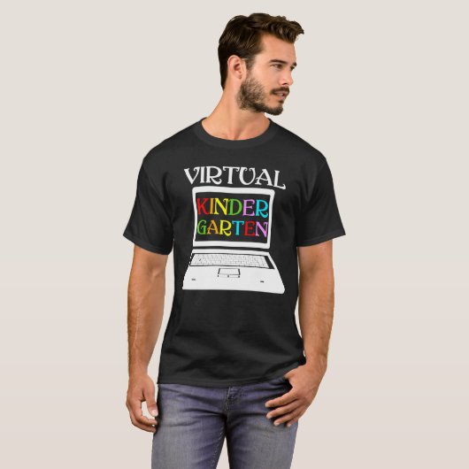 virtuele kleuterschool t-shirt (Voorkant volledig)