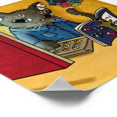 Virtuele leraar terug naar school 2020 cadeau voor poster (Hoek)