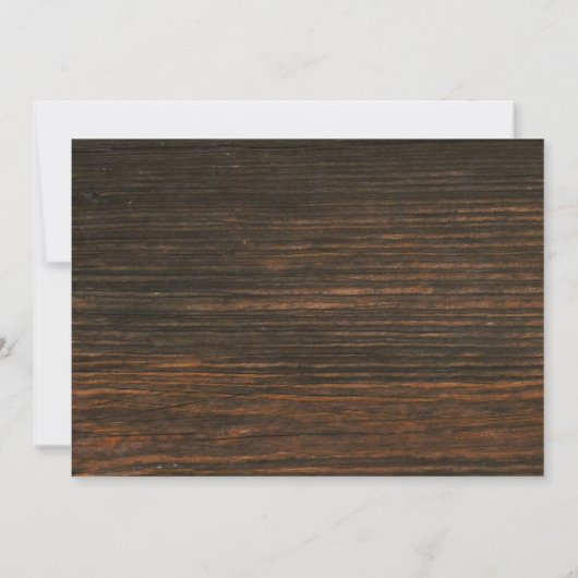 Virtuele live streaming Wedding Rustic Sunflower Kaart (Achterkant)