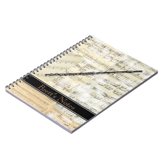  virtuele muziek notitieboek (Linkerzijde)