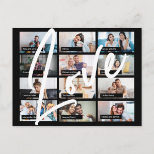 Virtuele online beste vrienden op maat 12 foto lie briefkaart