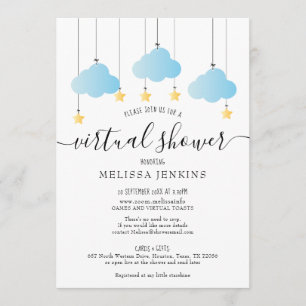 Virtuele online douche over lange afstand per mail kaart