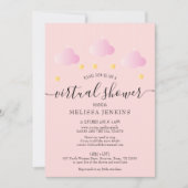 Virtuele online douche over lange afstand per mail kaart (Voorkant)