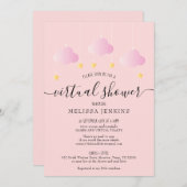 Virtuele online douche over lange afstand per mail kaart (Voorkant / Achterkant)