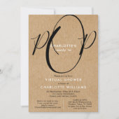 Virtuele online lange afstand douche per post kaart (Voorkant)