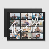 Virtuele online verjaardag custom 12 foto bedankt (Voorkant / Achterkant)