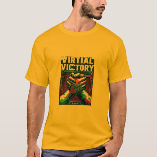 Virtuele overwinning t-shirt (Voorkant)