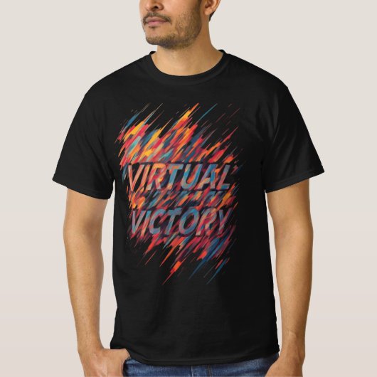 Virtuele overwinning t-shirt (Voorkant)