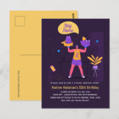 Virtuele Partij voor een Afstuderen van de Sport v Briefkaart (Voorkant / Achterkant)