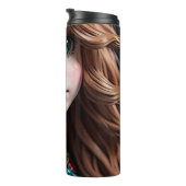 Virtuele pop (Becky): Thermosbeker (Geroteerd rechts)