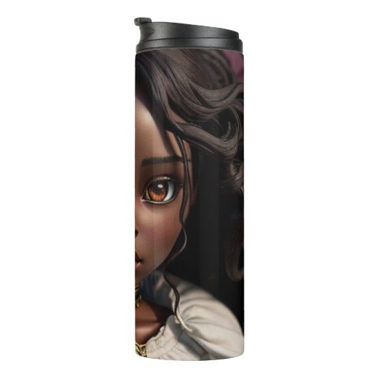 Virtuele pop (Jandice): Thermosbeker (Geroteerd rechts)