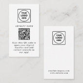 Virtuele QR | Aangepaste digitale beloningslink vo Klantenkaartje (Voorkant / Achterkant)