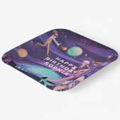 Virtuele realiteit | Borden voor gamingBirthday Pa Papieren Bordje (Gebogen)