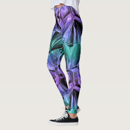 virtuele realiteit, donkere kristalgradiënt : leggings