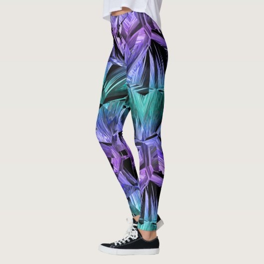 virtuele realiteit, donkere kristalgradiënt : leggings (Links)