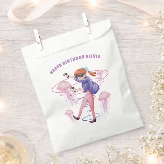 Virtuele realiteit | Gaming Birthday Dank u wel Bedankzakje (Geknipt)