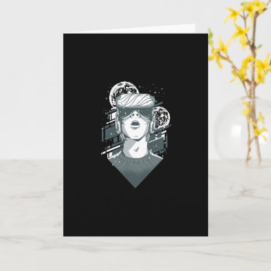 Virtuele realiteit VR Kaart (Gele Bloem)