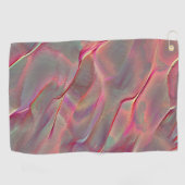 Virtuele rots in satijnstoon, perzik of levend kor golfhanddoek (Horizontaal)