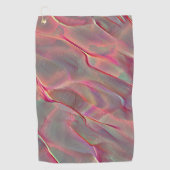 Virtuele rots in satijnstoon, perzik of levend kor golfhanddoek (Voorkant)