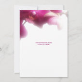 Virtuele Roze Orchideeën Shower Kaart (Achterkant)