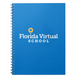 Virtuele school van Florida, Blauwgroen spiraal Notitieboek