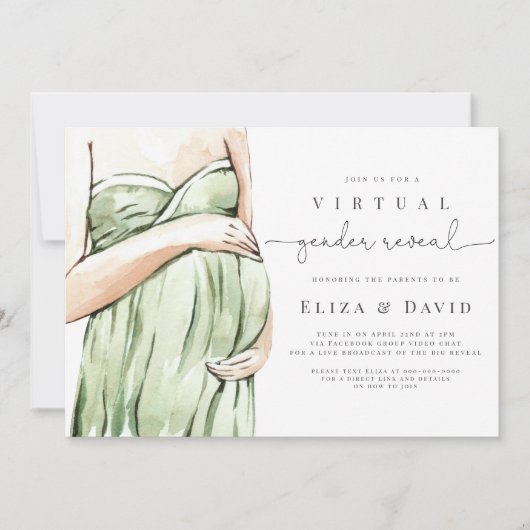  Virtuele sekse onthult de groene boho die hij of  Kaart (Voorkant)