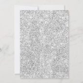 VIRTUELE Silver White Kerstmis online Kaart (Achterkant)