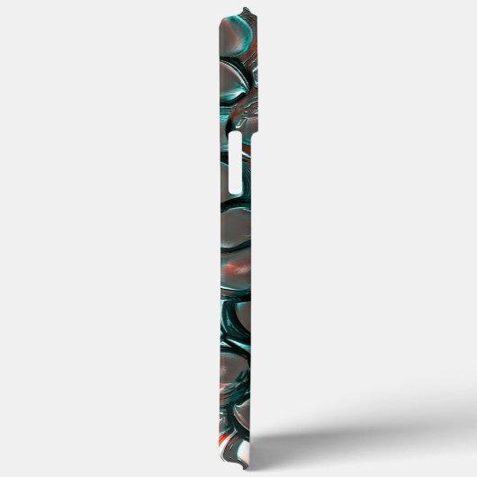 Virtuele smeltsteen grijze stenen in koper Case-Mate iPhone case (Achterkant / Rechts)