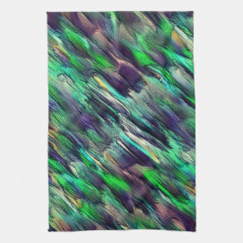 Virtuele stalactische of afbeelding lagen vernieti theedoek