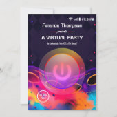 Virtuele startdag gloed kaart (Voorkant)