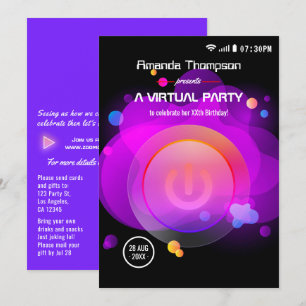 Virtuele startdag gloed kaart