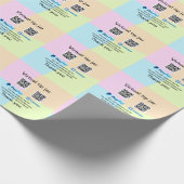 Virtuele tip per vierkante of codetonatie PayPal v Cadeaupapier (Hoek)