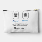 Virtuele tip per vierkante of codetonatie PayPal v Etui (Achterkant)