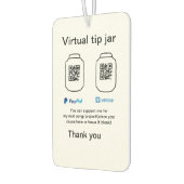 Virtuele tip per vierkante of codetonatie PayPal v Luchtverfrisser (Links)