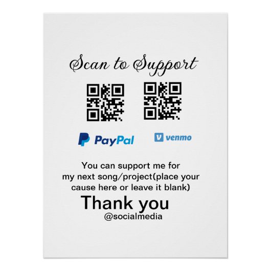 Virtuele tip per vierkante of codetonatie PayPal v Perfect Poster (Voorkant)