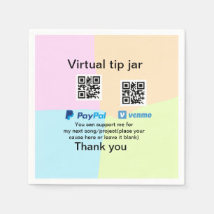 Virtuele tip per vierkante of codetonatie PayPal v Servet
