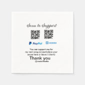 Virtuele tip per vierkante of codetonatie PayPal v Servet (Voorkant)