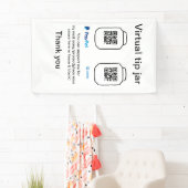 Virtuele tip per vierkante of codetonatie PayPal v Spandoek (Insitu)