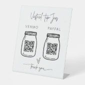 Virtuele tips Onderteken Cash Small Business Money Reclamebord Met Voetstuk (Voorkant)