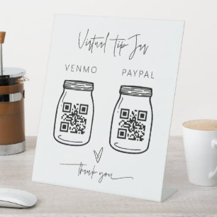 Virtuele tips Onderteken contant geld voor kleine  Reclamebord Met Voetstuk